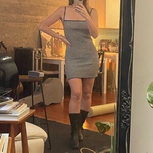 WILFRED Gingham Mini Dress